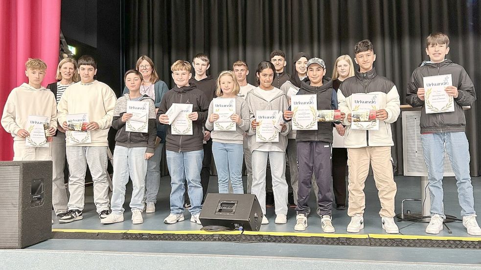 Aktion In Ostrhauderfehn Sponsorenlauf Der Schule Am Osterfehn Brachte