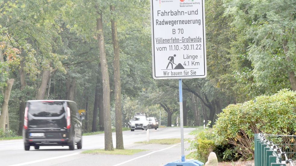 Baustelle In Westoverledingen Bundesstra E Ab Kommender Woche Dicht