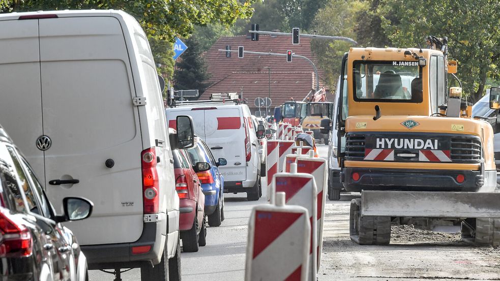 Sperrung Wird Aufgehoben Bald Ist In Hesel Wieder Freie Fahrt Fast