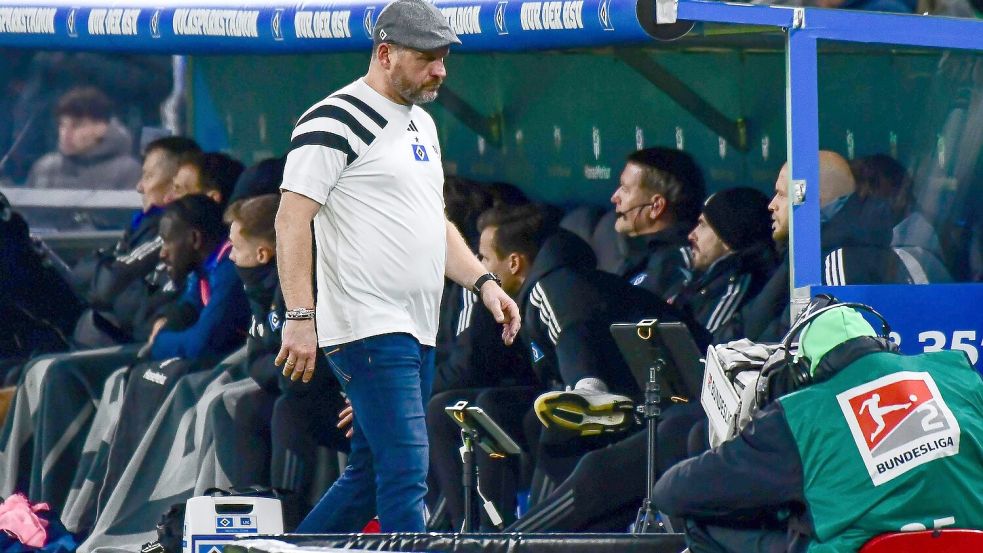 Hamburg Offiziell Hsv Entl Sst Trainer Steffen Baumgart Wer