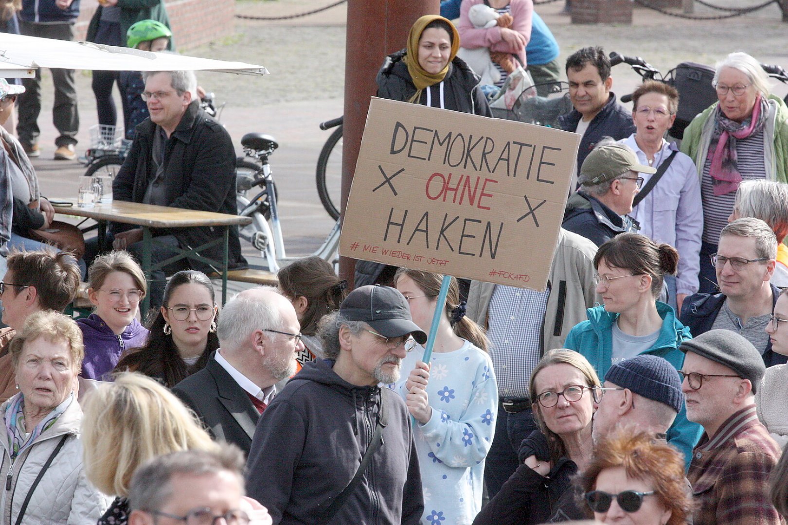 Demo gegen rechts in Barßel - Bild 1