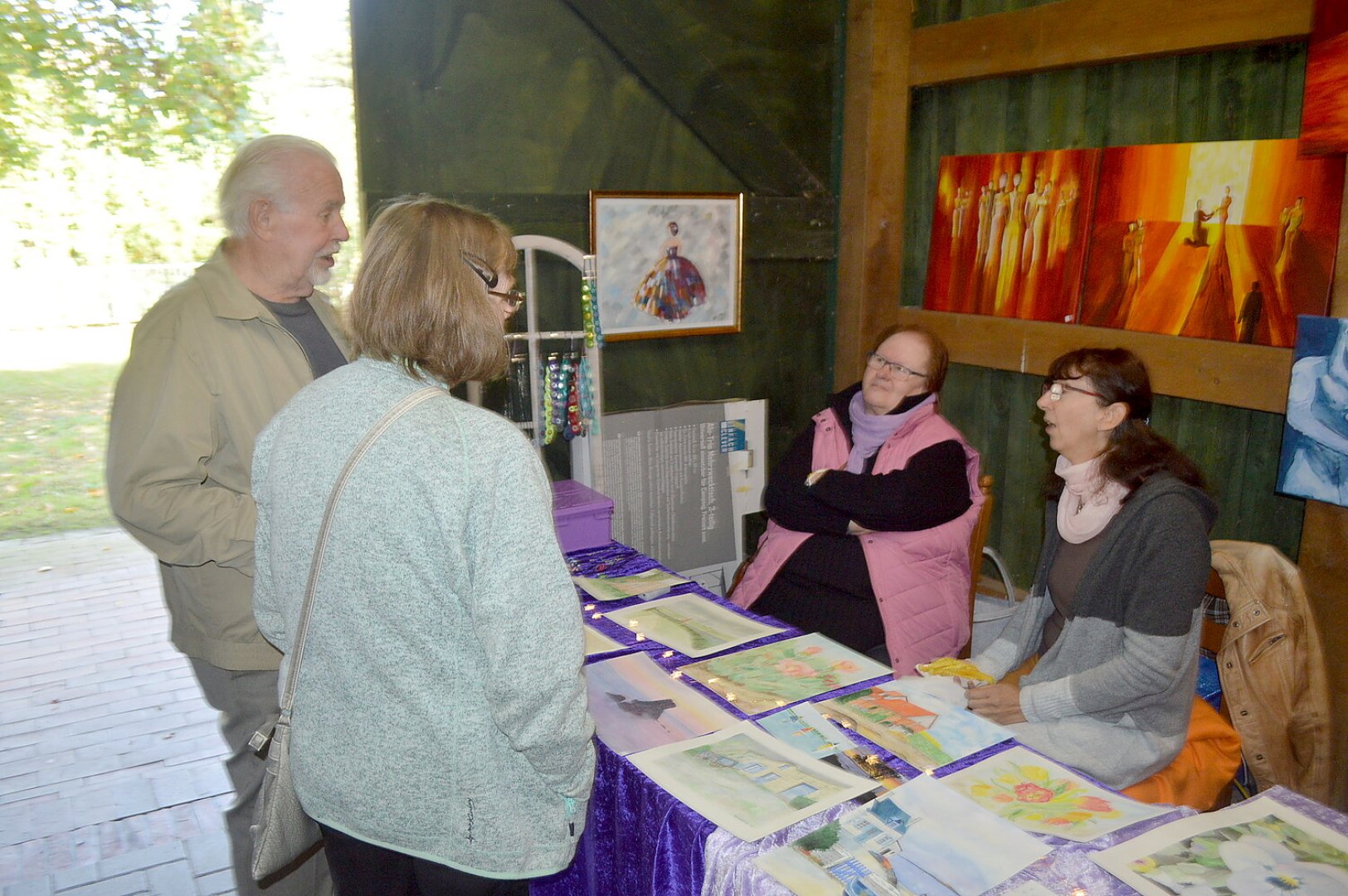 Herbstmarkt mit Dreschfest bei der Mühle - Bild 18