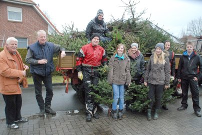 Tannenbäume im Nordkreis Cloppenburg abgeholt - Bild 4