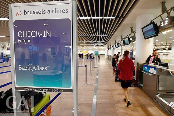 brussels airlines check in luggage