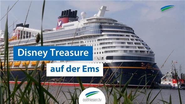 "Disney Treasure" auf der Ems I Neues Meyer-Schiff wird abgeliefert