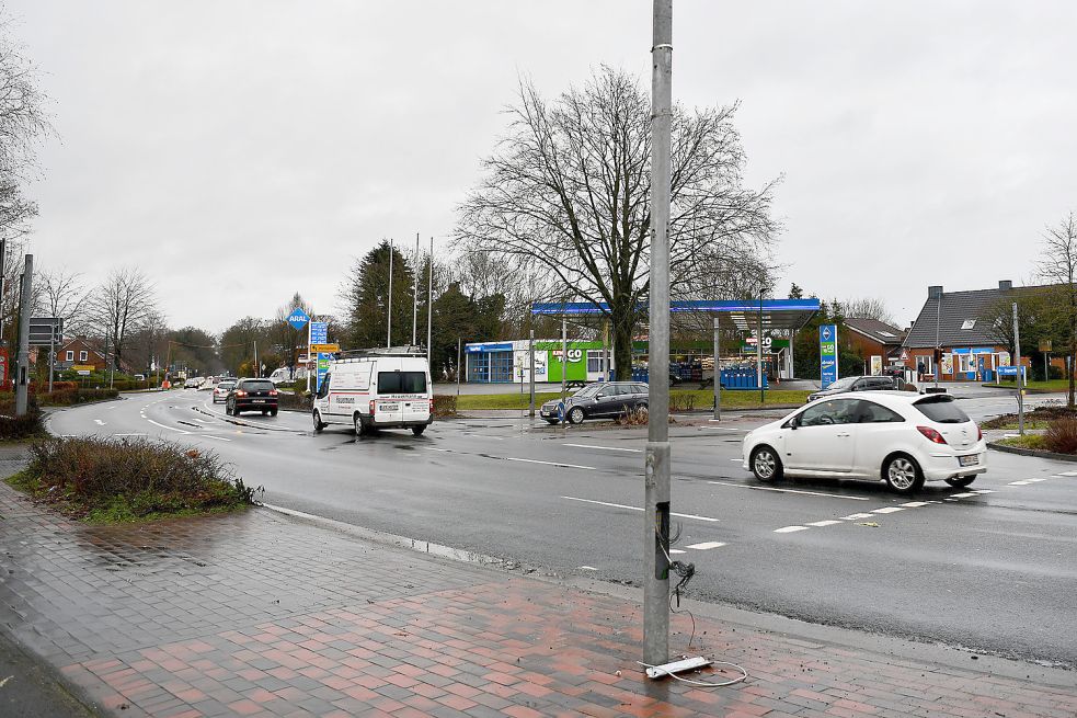 Hesel ist mehr als eine Kreuzung: An den Hauptverkehrsstraßen sind weiterhin größere Bauten möglich, in Wohnsiedlungen nicht. Foto: Ortgies/Archiv