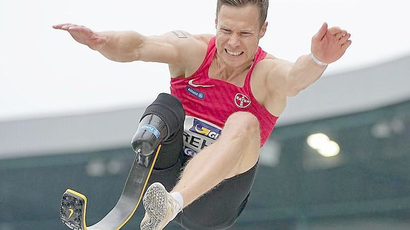 Will in Tokio zu Gold springen: Markus Rehm. Foto: Michael Kappeler/dpa