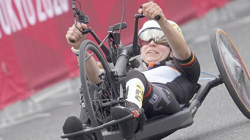 Holte in Tokio auch eine Medaille im Straßenrennen: Annika Zeyen. Foto: Marcus Brandt/dpa