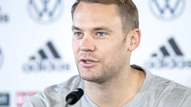 Steht gegen Armenien wieder im DFB-Tor: Manuel Neuer. Foto: Tom Weller/dpa