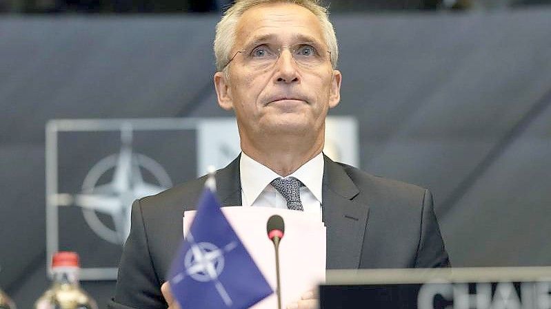 Nato-Generalsekretär Jens Stoltenberg sorgt sich wegen „großer und ungewöhnlicher“ Truppenkonzentrationen Russlands. Foto: Virginia Mayo/AP/dpa