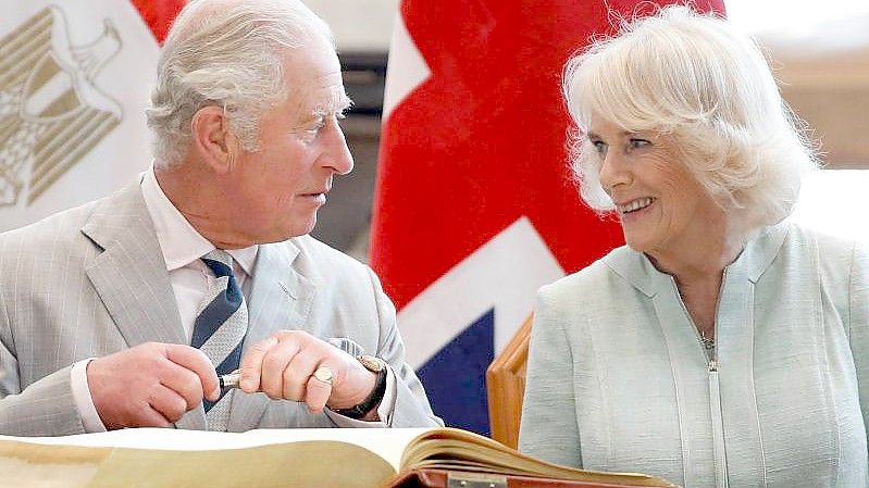 Prinz Charles und Herzogin Camilla hatten Ägypten zuletzt Mitte der 2000er Jahre besucht. Nun ging es wieder für sie dorthin. Foto: Peter Nicholls/PA Wire/dpa