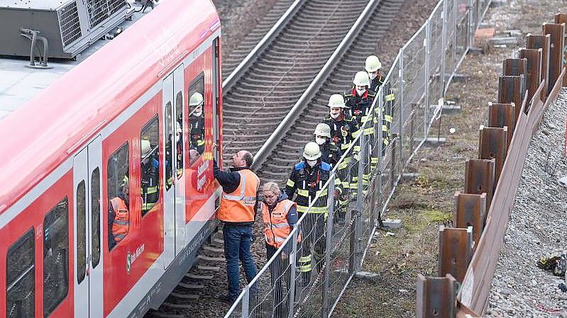 Infolge der Explosion wurde der Zugverkehr in München stark beeinträchtigt. Foto: Sven Hoppe/dpa