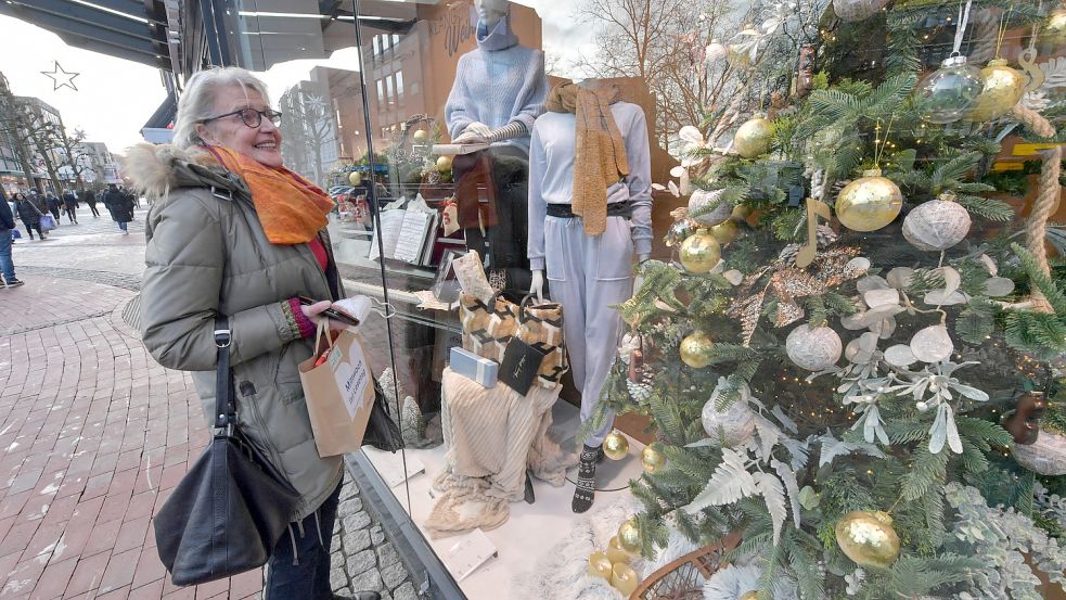 Noch ohne 2G kann man in der Innenstadt bummeln und shoppen. Foto: Ortgies