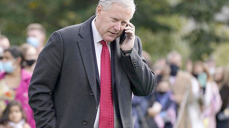 Mark Meadows gilt als wichtiger Zeuge bei der Aufarbeitung des Angriffs aufs US-Kapitol. Foto: Patrick Semansky/AP/dpa