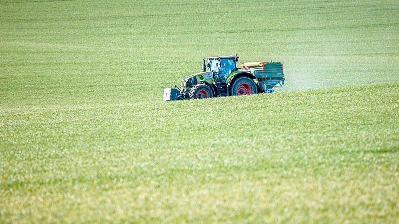 Viele Landwirte gehen angesichts massiv gestiegener Kosten für Düngemittel besorgt ins neue Jahr. Foto: Jens Büttner/dpa-Zentralbild/dpa