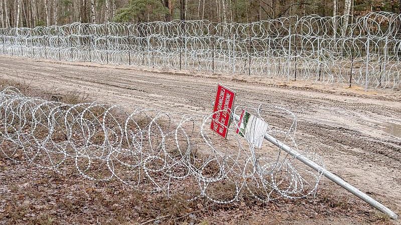 Seit Wochen versuchen Tausende Migranten und Flüchtlinge, von Belarus über die EU-Außengrenzen nach Polen oder in die baltischen Staaten zu gelangen. Foto: Wojtek Jargilo/PAP/dpa/Archivbild