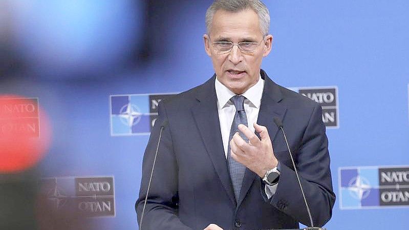 Nato-Generalsekretär Jens Stoltenberg: „Die Nato wird sich in gutem Glauben und inhaltlich mit Russland austauschen.“. Foto: Olivier Matthys/AP/dpa