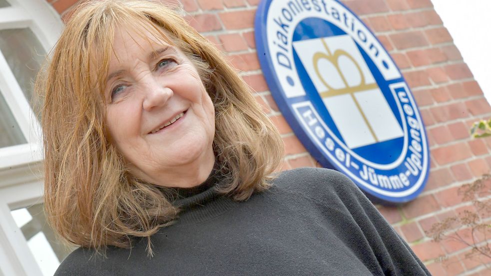 Alma Janßen war 30 Jahre lang das Gesicht der Diakoniestation Hesel-Jümme-Uplengen. Nun verabschiedet sich die 68-Jährige in den Ruhestand. Foto: Ortgies