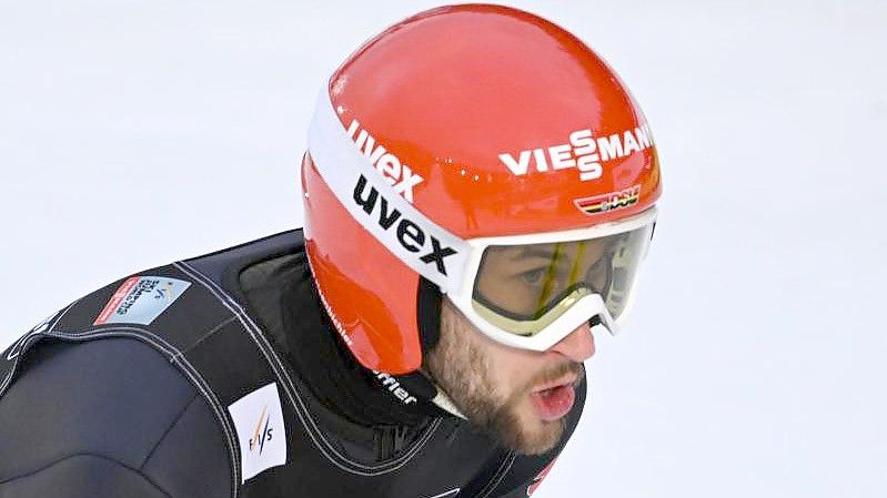 Wurde beim Weltcup in Lahti Vierter: Markus Eisenbichler. Foto: Arne Dedert/dpa