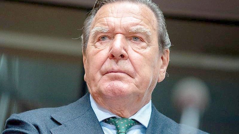 Altkanzler Gerhard Schröder. Foto: Kay Nietfeld/dpa