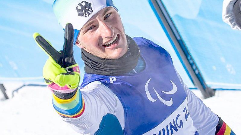 Gewann seine zweite Medaille bei den Paralympics in Peking: Marco Maier. Foto: Jens Büttner/dpa-Zentralbild/dpa