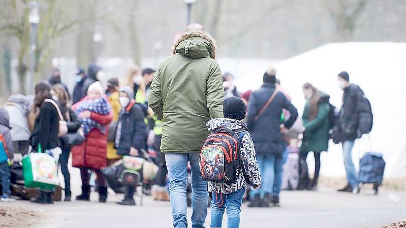 Aus der Ukraine sind bereits Zehntausende Flüchtlinge nach Deutschland gekommen. Foto: Annette Riedl/dpa