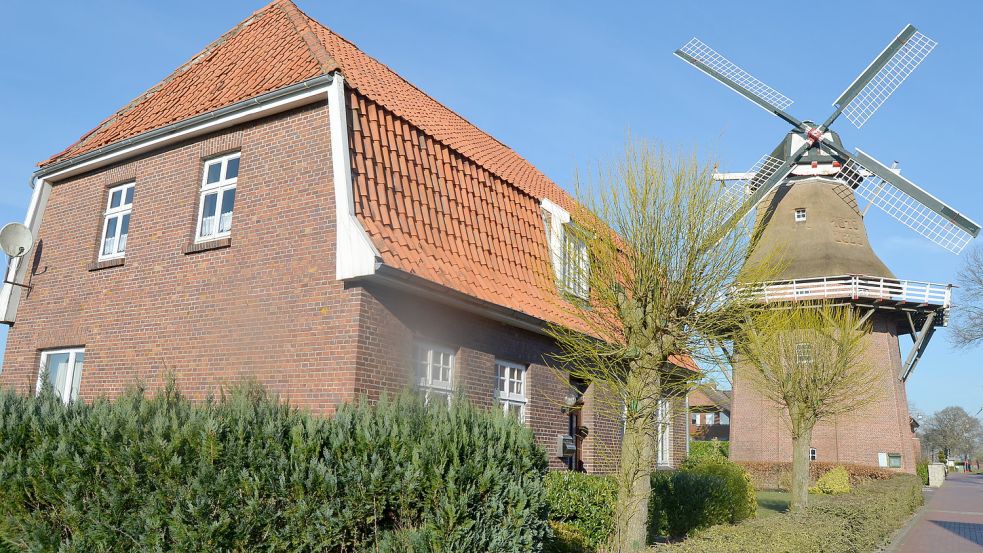 Im Müllerhaus in Scharrel neben der Mühle sollen Kriegsflüchtlinge aus der Ukraine untergebracht werden. Foto: Fertig