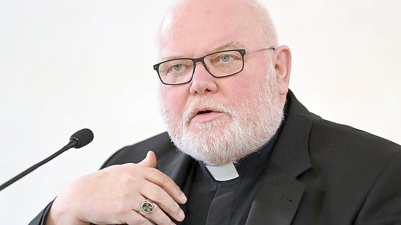 Kardinal Reinhard Marx, Erzbischof von München und Freising, hat einen Gottesdienst mit der Münchner Queer-Gemeinde gefeiert. Foto: Sven Hoppe/dpa-Pool/dpa