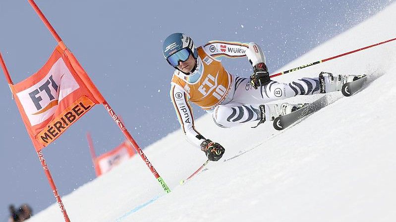 Alexander Schmid fuhr beim Riesenslalom in Courchevel auf den 18. Rang. Foto: Marco Trovati/AP/dpa