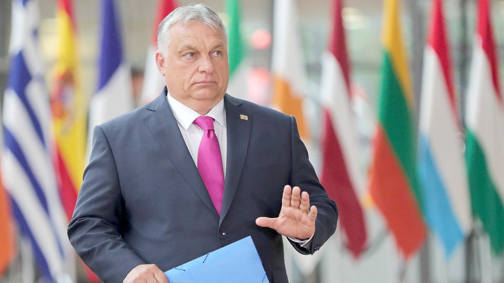 Scheitert das neue Sanktionspaket am Widerstand des ungarischen Regierunschefs Viktor Orban? Foto: Zheng Huansong/Imago Images