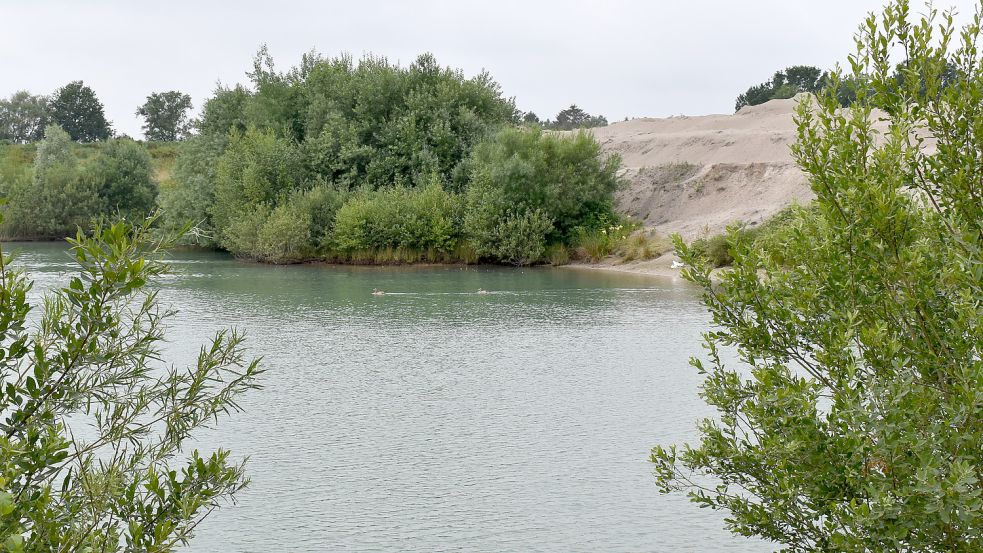 Die Sandentnahmestelle in Klostermoor/Westrhauderfehn könnte zu einer Bademöglichkeit werden. Foto: Zein