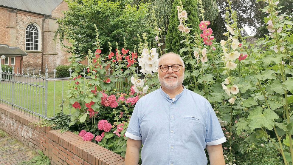 Ralph Knöfler wird am 8. Juli offiziell in sein Amt als Stadtpastor in Leer eingeführt. Foto: privat