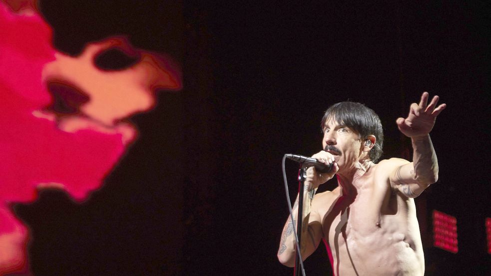 Sänger Anthony Kiedis von den Red Hot Chili Peppers beim Tourauftakt in Sevilla (Archivbild) Foto: Joaquin Corchero (Archivbild)