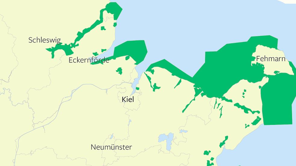 So sehen die Pläne für den Nationalpark Ostsee aus. Foto: JO