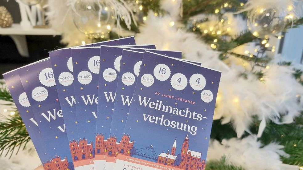 In diesem Jahr wird die 30. Leeraner Weihnachtsverlosung ausgerichtet. Foto: Bothe