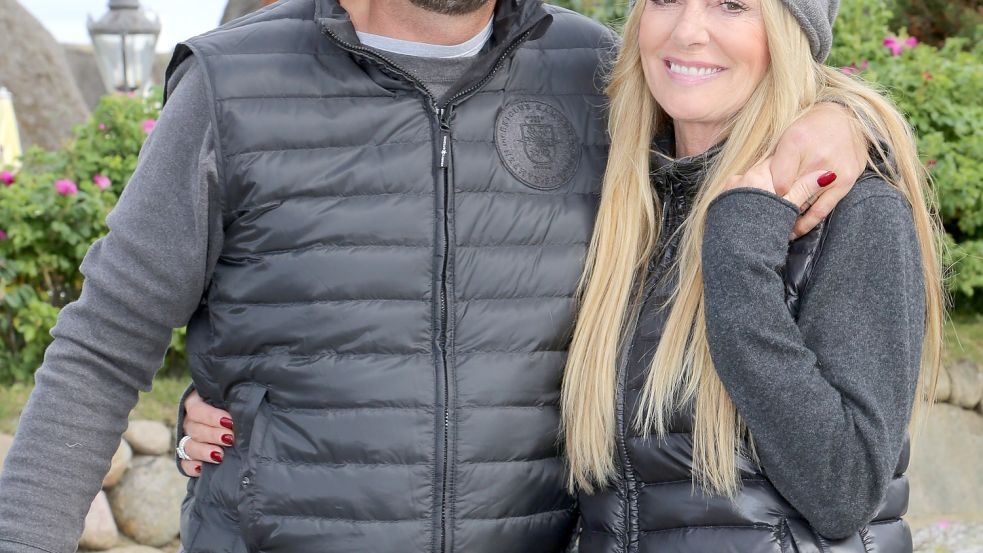 Liverpool-Coach Jürgen Klopp (55) und seiner Frau Ulla Sandrock (49) vor rund sieben Jahren auf Sylt. Foto: Wolfgang Barth