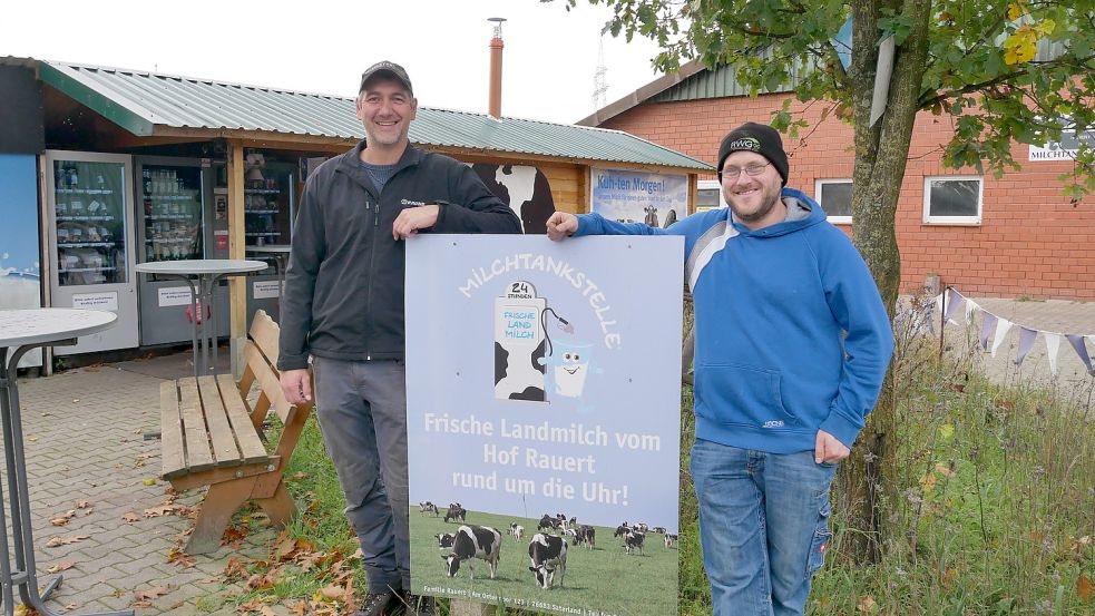 Markus Rauert (links) und Alexander Hußmann freuen sich, dass sie den mutmaßlichen Täter gestellt haben. Foto: Kruse