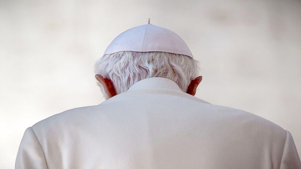 Papst Benedikt starb am 31. Dezember 2023. Foto: Michael Kappeler/dpa