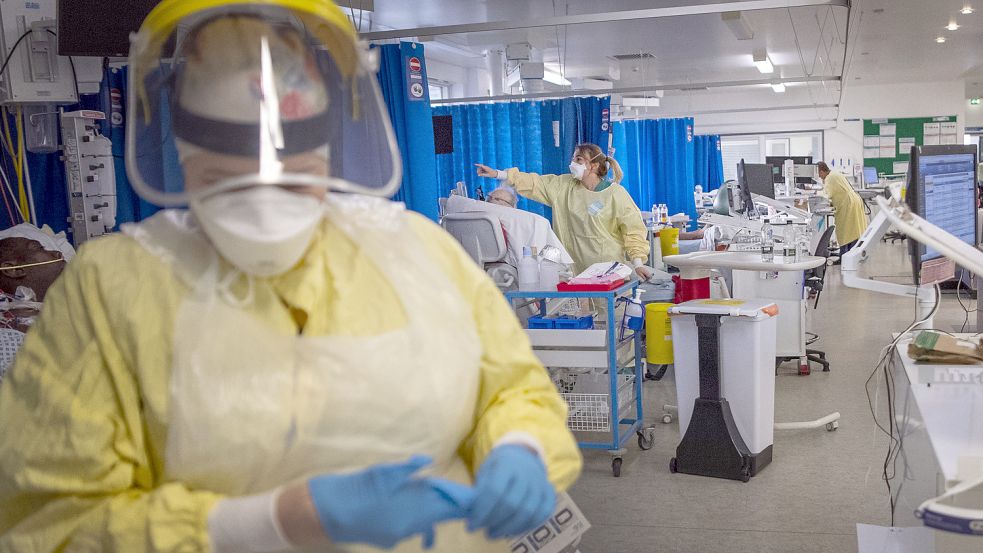 Es herrscht Chaos in den Krankenhäusern in Großbritannien. Foto: dpa/Victoria Jones