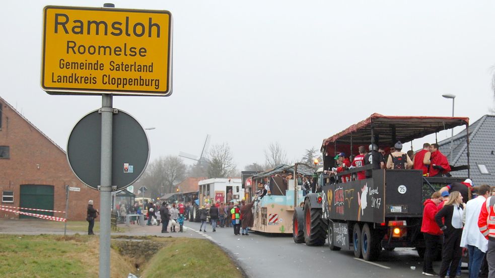 Dieses Jahr soll es am Sonntag, 12. Februar, wieder einen Karnevalsumzug durch Ramsloh geben. Archivfoto: Fertig