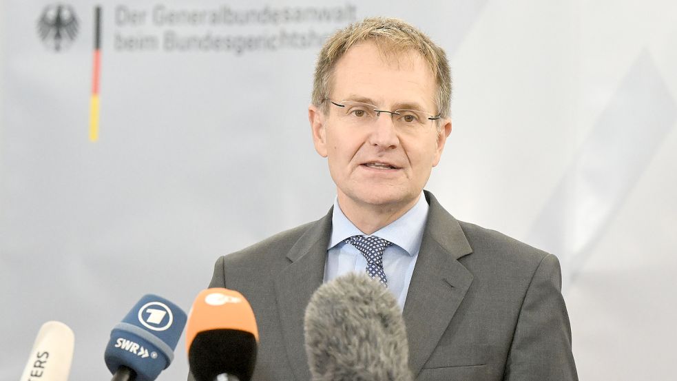 Generalbundesanwalt Peter Frank macht sich Sorgen wegen des wachsenden Gewaltpotenzials unter Reichsbürgern. Foto: dpa/Uli Deck