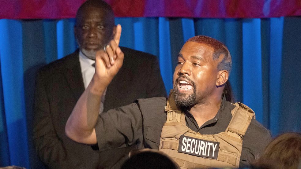 Rapper Kanye West äußerte sich immer wieder antisemitisch. Foto: imago images/UPI Photo