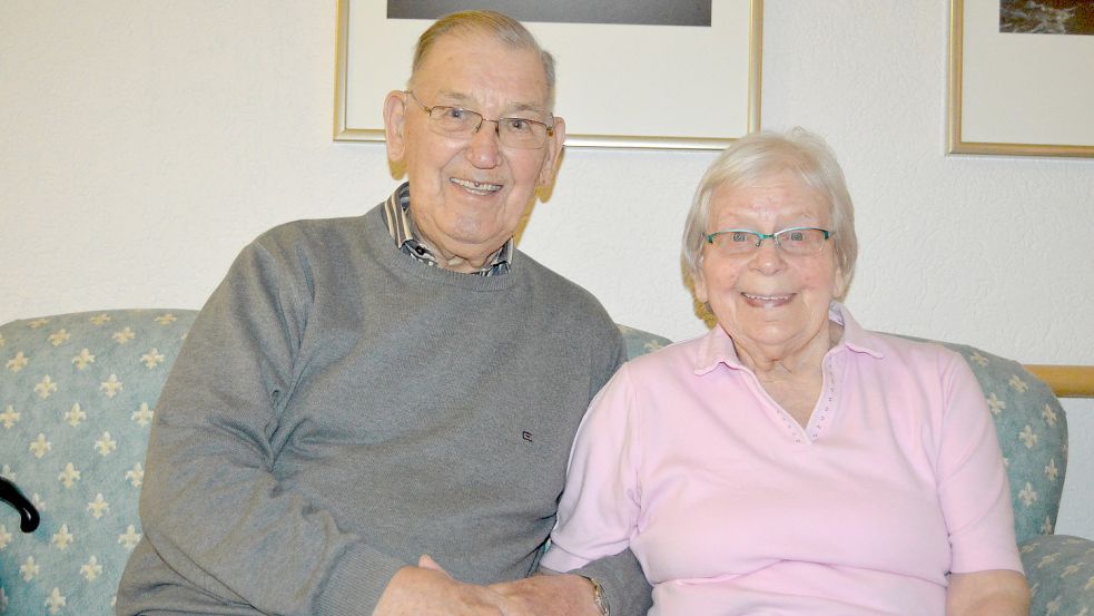 Johannes und Johanna Buß sind seit 65 Jahren verheiratet. Foto: Weers