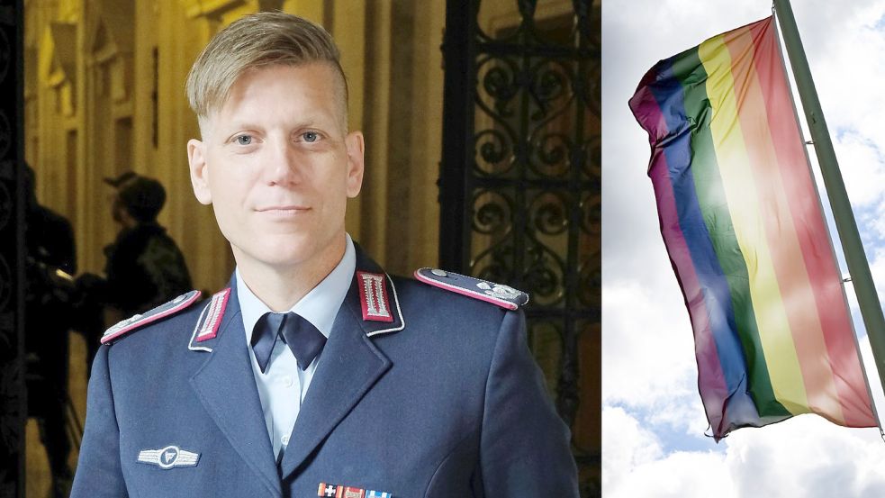 Anastasia Biefang ist stellvertretende Vorsitzende des Vereins „QueerBw“. Die 48-Jährige wünscht sich mehr Wertschätzung für queere Menschen in der Bundeswehr. Foto: Sebastian Willnow/ Federico Gambarini/dpa