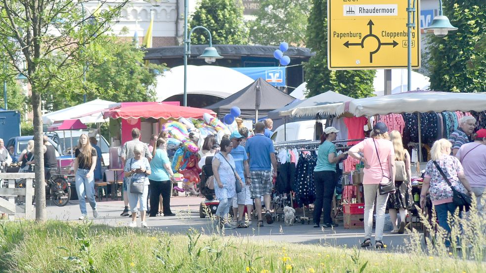 An der 1. Südwieke ist ein großer Flohmarkt. Foto: Hellmers