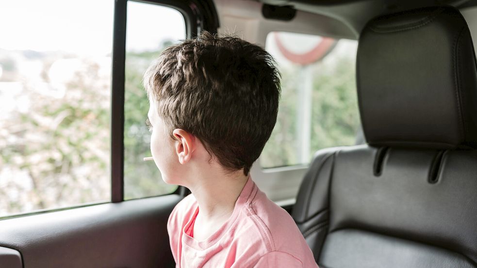 Schon ein kurzer Stopp an der Tankstelle oder zum Einkaufen ist im Sommer für Kinder und Tiere gefährlich, wenn sie im Auto bleiben müssen. Foto: IMAGO IMAGES/Addictive Stock