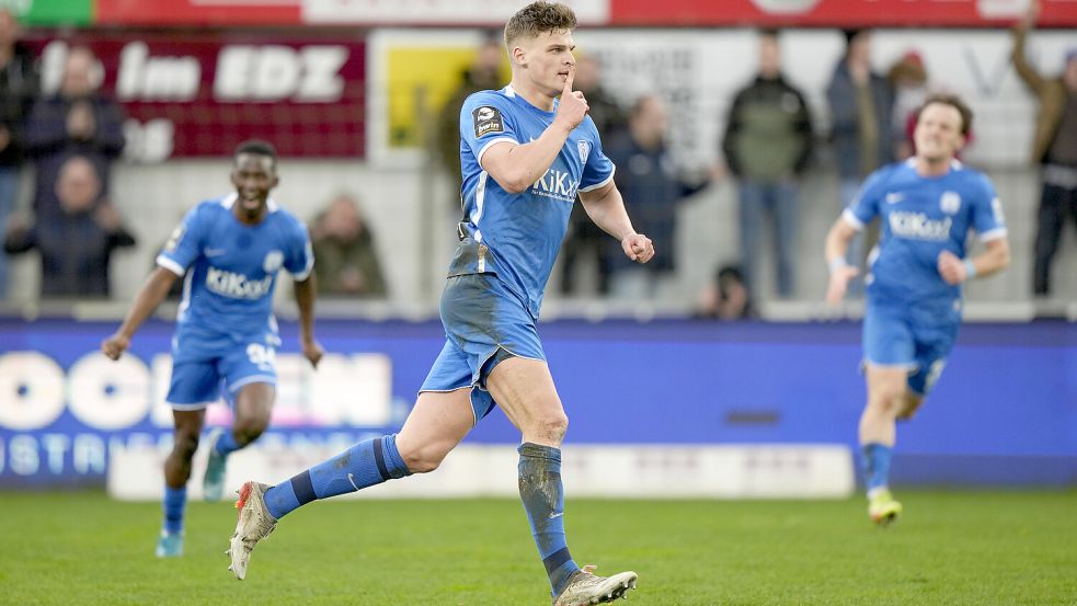 Stürmer Marek Janssen wird mit hoher Wahrscheinlichkeit weiter für den SV Meppen auflaufen. Foto: Imago