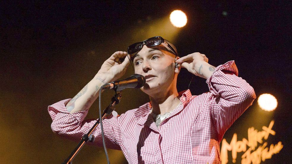 Sängerin Sinead O’Connor ist tot. Foto: dpa/KEYSTONE/Jean-Christophe Bott