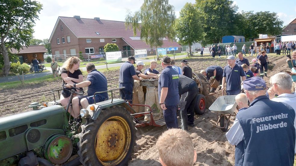 Trotz Maschinen: Bei der traditionellen Kartoffelernte ist auch jede Menge Handarbeit nötig. Foto: Lehmann/Archiv