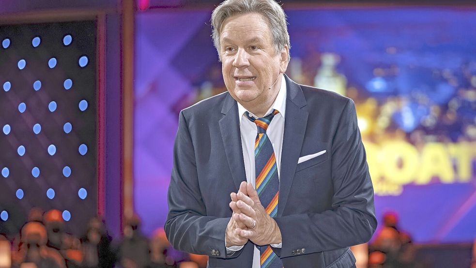 Jörg Kachelmann als Moderator in der MDR-Talkshow „Riverboat“. Der Wettermann erhält eine Anfrage für die RTLZwei-Sendung „Kampf der Realitystars“. Foto: imago images/STAR-MEDIA